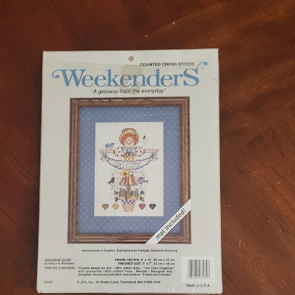 Weekenders Home Accents Picture Frame - Brown and Blue